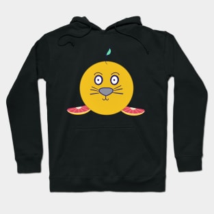 Kawaii Cute Grapefruit Baby Seal Hoodie